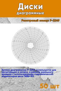 Диски диаграммные Р. 2249 (50 шт.)