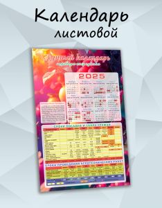 Лунный календарь садовода-огородника №4 на 2025