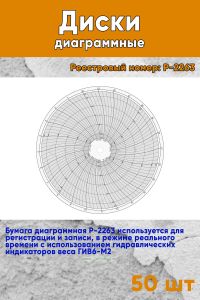 Диски диаграммные Р. 2263 (50 шт.)