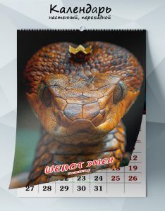 Календарь настенный, перекидной Шепот змеи на 2025 год
