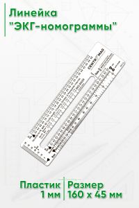 Линейка ЭКГ-номограммы