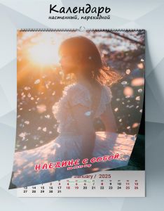 Календарь настенный, перекидной Наедине с собой на 2025 год