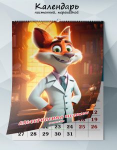 Календарь настенный, перекидной Альтернатива медикам на 2025 год