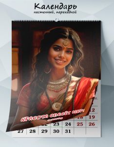 Календарь настенный, перекидной Красота спасет мир! на 2025 год