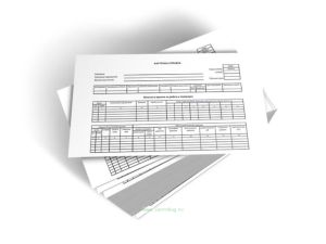 Карточка-справка 417 (плотность бумаги 160 гм.кв., формат А3)