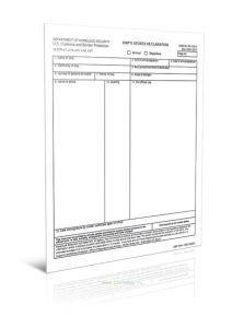 Таможенная декларация (продажа от 10 экземпляров) - Ships Stores Declaration