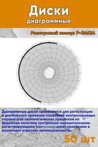 Диски диаграммные Р. 2463А (50 шт.)
