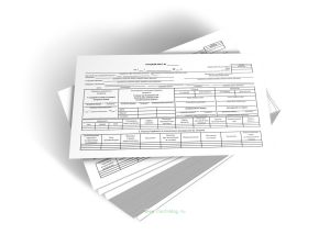 Путевой лист легкового автомобиля (Форма № 16а)