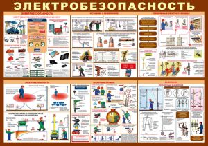 Плакат Электробезопасность