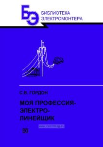 Моя профессия - электролинейщик
