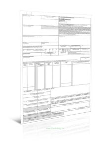 Авиационная грузовая накладная. Air Waybill