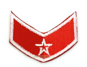 Нарукавная нашивка Юнармия (3 х 6 см, с одной звездой)