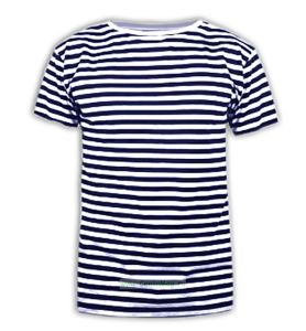 Тельняшка-футболка с белым воротником L (48176)