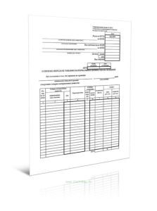 Акт о приеме-передаче товарно-материальных ценностей на хранение (Форма МХ-1)