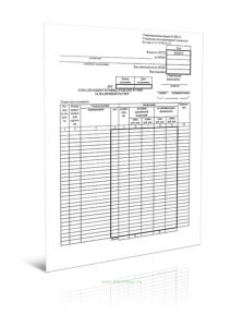 Акт о реализации готовых изделий кухни за наличный расчет (Форма № ОП-12)
