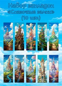 Набор закладок Сказочные замки