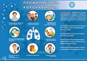 Плакат Профилактика коронавируса (вариант №2)