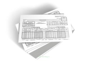 Рапорт о работе башенного крана (Форма ЭСМ-1) 100 шт