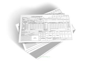 Товарно-транспортная накладная на перевозку молока (Форма № 1-Т мол. сырье)