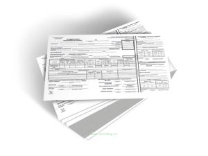 Путевой лист специального автомобиля (для кранов) (Форма 3 спец.)