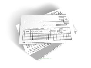 Весовая ведомость (Форма МХ-9)