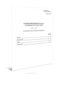 Сводная ведомость (отчет) о бонитировке племенных свиней (Форма N 7-св)