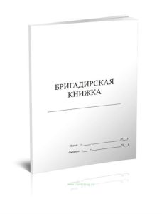 Бригадирская книжка