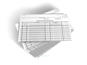 Табель учета рабочего времени (Унифицированная форма № Т-13, Форма по ОКУД 0301008)