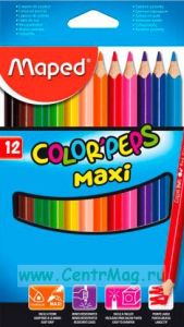 Набор цветных карандашей. В ассортименте (12 шт.)