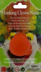 Клоунский нос резиновый