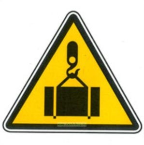 Осторожно! Работает кран. Знак