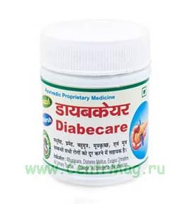 Диабкейр Адарш лечение диабета (Diabecare Adarsh), 100 табеток, 40 г