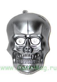 Брелок-череп с шокером для розыгрышей