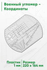 Военный угломер - Координаты