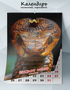 Календарь настенный, перекидной Шепот змеи на 2026 год