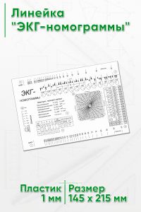 Линейка ЭКГ-номограммы
