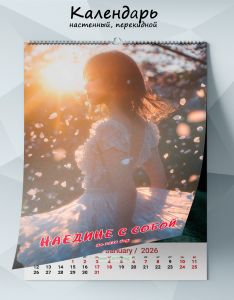 Календарь настенный, перекидной Наедине с собой на 2026 год
