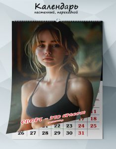 Календарь настенный, перекидной Спорт – это красота на 2026 год