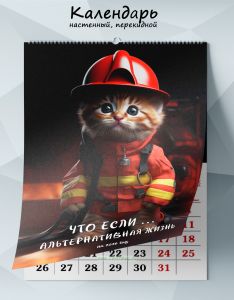 Календарь настенный, перекидной Что если… Альтернативная жизнь на 2026 год