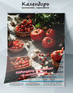 Календарь настенный, перекидной Гороскоп садовода и огородника на 2026 год