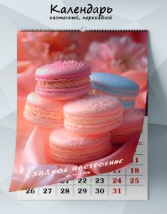 Календарь настенный, перекидной Сладкое настроение на 2026 год