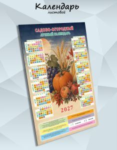 Садово-огородный лунный календарь на 2027 год №11