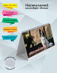 Настольный календарь-домик Удивительный папильон на 2026 год