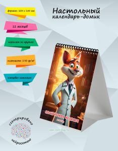 Настольный календарь-домик Альтернатива медикам на 2026 год