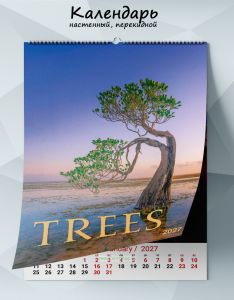 Календарь настенный, перекидной Trees №2 на 2027 год