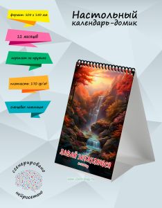 Настольный календарь-домик Давай заблудимся на 2026 год