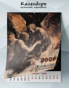 Календарь настенный, перекидной Ангелы и демоны на 2026 год