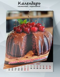Календарь настенный, перекидной Очень вкусный календарь на 2027 год