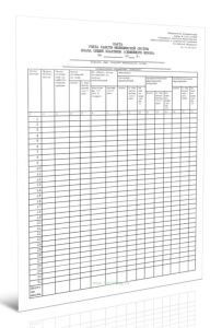Карта учета работы медицинской сестры врача общей практики (семейного врача). Форма N 39-1у-ВОП