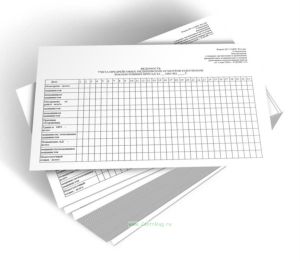 Ведомость учета предрейсовых медицинских осмотров работников локомотивных бригад за месяц (Форма НУ-4)